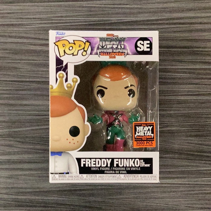 Funko POP! Heavy Metal Halloween 2023: Freddy Funko As Lex Luthor (Heavy Metal)(Halloween 2023)(3000PCS)(Damaged Box) #SE