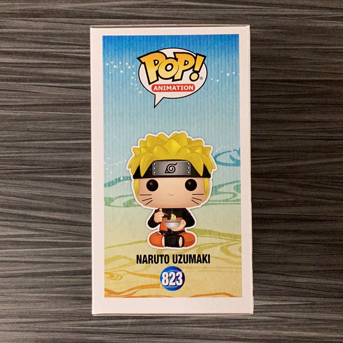 Funko POP! Animation: Naruto Shippuden - Naruto Uzumaki [Eating Noodles](BoxLunch)(Signed/Maile Flanagan/JSA) #823