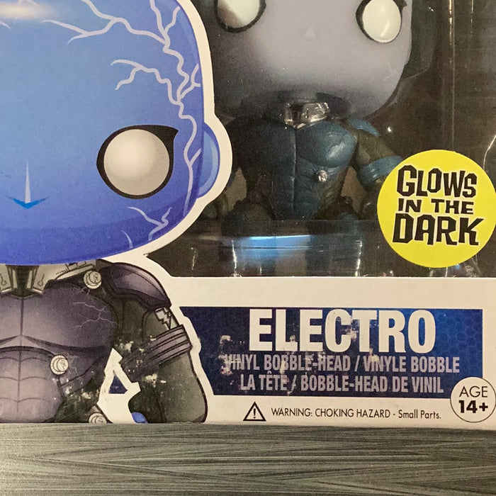 Funko POP! Marvel: The Amazing Spiderman 2 - Electro (GiTD)(Damaged Box) #46