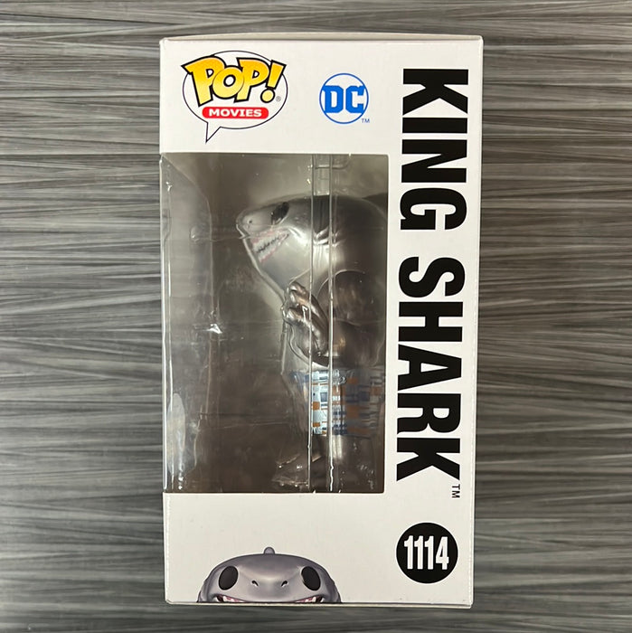 Funko POP! Movies: The Suicide Squad - King Shark [Metallic] (DC Shop)(Damaged Box) #1114