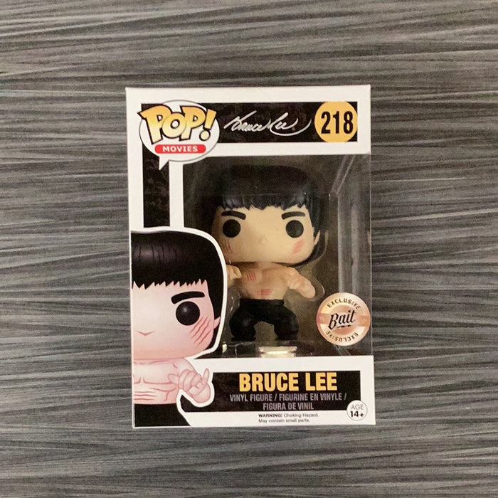 Funko POP! Movies: Bruce Lee [Enter The Dragon] [Black Pants](Bait)(Damaged Box) #218