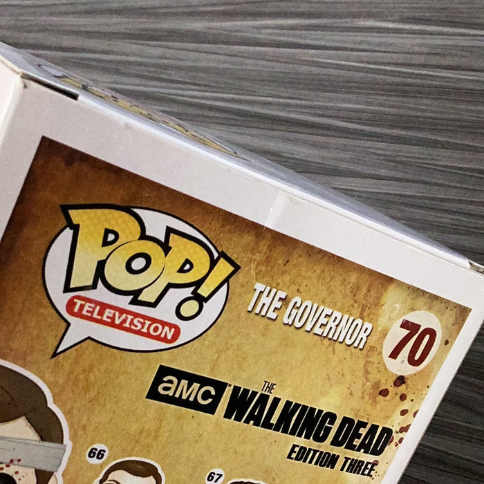 Funko POP! Television: The Walking Dead - The Governor [Bandage/Bloody] (PX Previews)(Damaged Box) #70