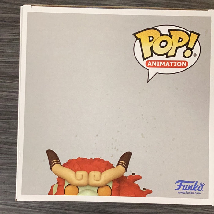 Funko POP! Animation: Naruto Shippuden - Son Goku (Target Con)(Signed/John Bentley/JSA)(Red Signature)(Damaged Box) #1549