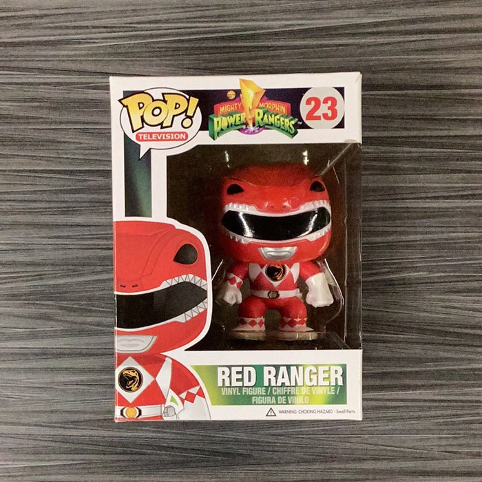 Funko POP! Television: Power Rangers - Red Ranger (Damaged Box) #23