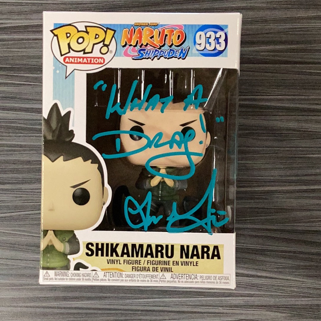 Autographed Shikamaru Nara Funko hotsell Pop!