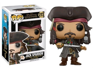 Funko POP! Disney Pirates of The Caribbean Dead Men Tell No Tales: Jack Sparrow (Damaged Box) #273