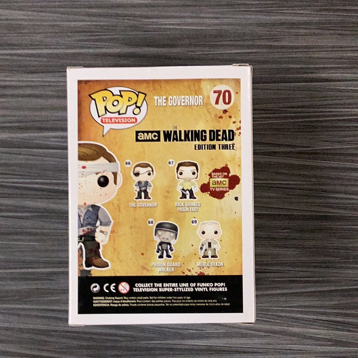 Funko POP! Television: The Walking Dead - The Governor [Bandage/Bloody] (PX Previews)(Damaged Box) #70