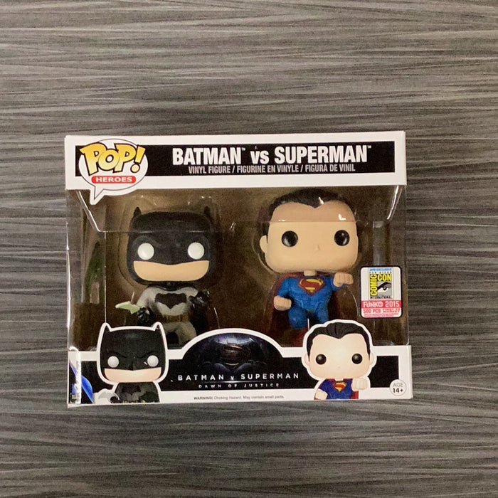 Funko POP! Heroes: Batman vs Superman (2015 SDCC)(500 PCS)(Damaged Box) [2 Pack][B]