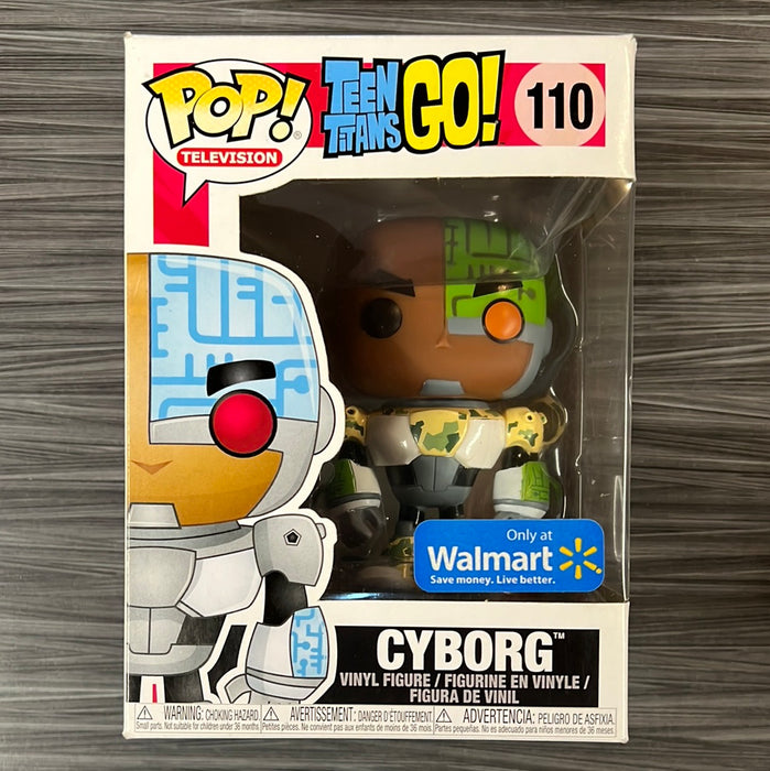 Funko POP! Television: Teen Titans GO! Cyborg (Walmart)(Damaged Box) #110