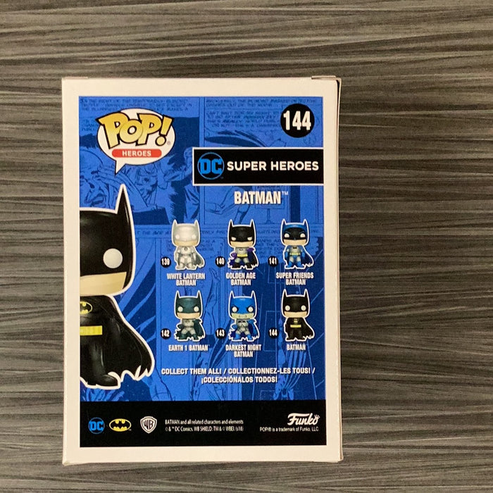 Funko POP! Heroes: DC Super Heroes - Batman (ECCC 2018 /1500 PCS)(Damaged Box) #144