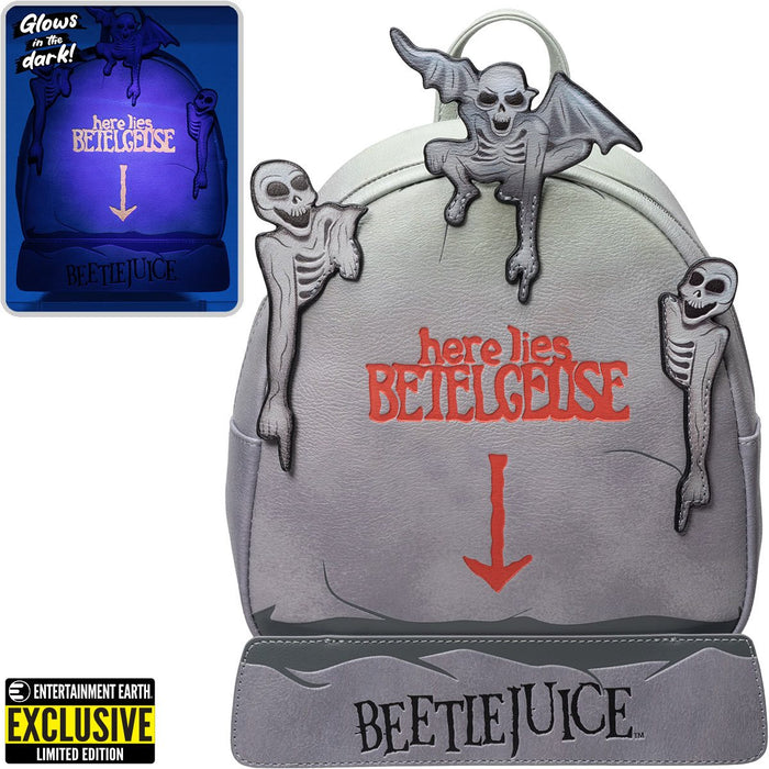 Loungefly: Beetlejuice Tombstone Mini Backpack (GiTD)(Entertainment Earth)