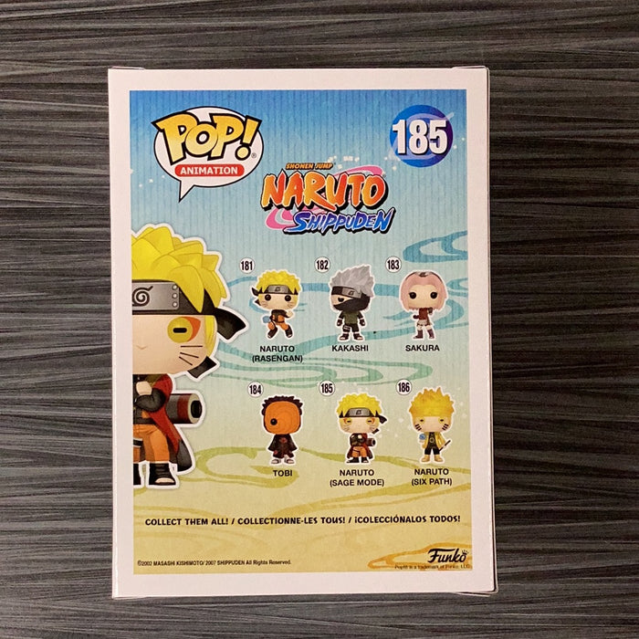 Funko POP! Animation: Naruto Shippuden - Naruto [Sage Mode](Special Edition)(Signed/Maile Flanagan/JSA)[Yellow Signature] #185