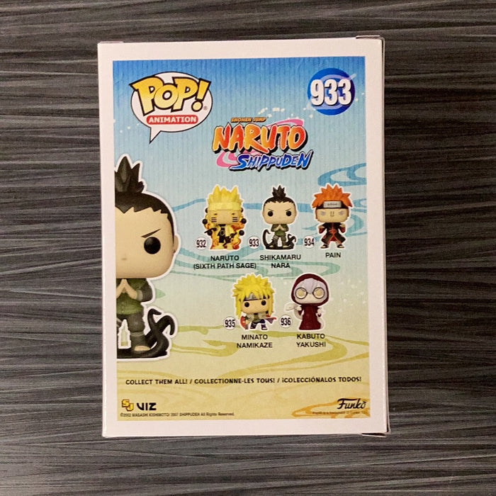 Funko POP! Animation: Naruto Shippuden - Shikamaru Nara (Signed/Tom Gibis/JSA)[Blue Signature] #933