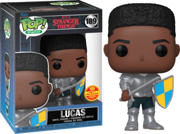 Funko POP! Digital: Stranger Things - Lucas (NFT Release)(3000 PCS)(Damaged Box) #189