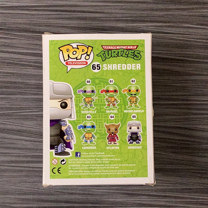 Funko POP! Television: TMNT - Shredder (Damaged Box)[A] #65