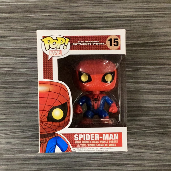 Funko POP! Marvel: The Amazing Spider-Man - Spider-Man (Damaged Box) #15