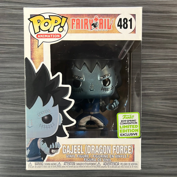 Funko POP! Animation: Fairytail - Gajeel (Dragon Force)(2019 Spring Convention)(Damaged Box)[D] #481