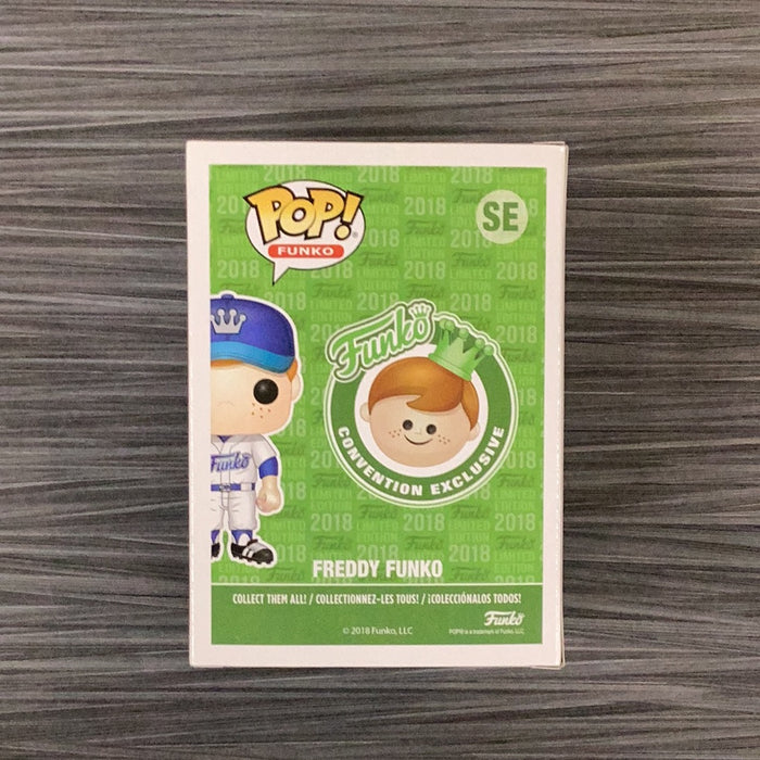 Funko POP! Freddy Funko (Baseball)(White Jersey)(2018 Spring Convention)(1000 PCS)(Damaged Box) #SE