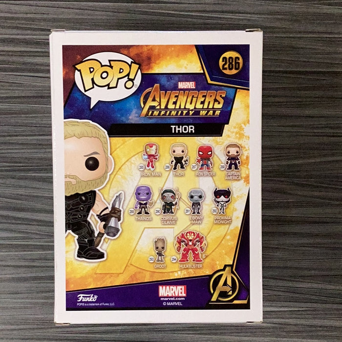 Funko POP! Marvel: Avengers Infinity War - Thor (GiTD)(SF Limited Edition)(Damaged Box) #286