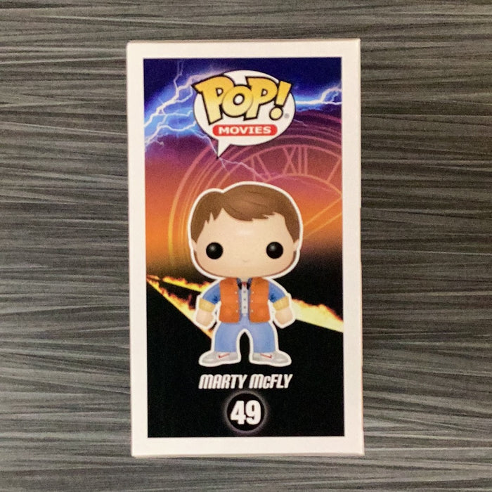 Funko POP! Movies: Back To The Future - Marty McFly (Plastic Empire 3000 PCS)(Plutonium GiTD)(Damaged Box)[B] #49