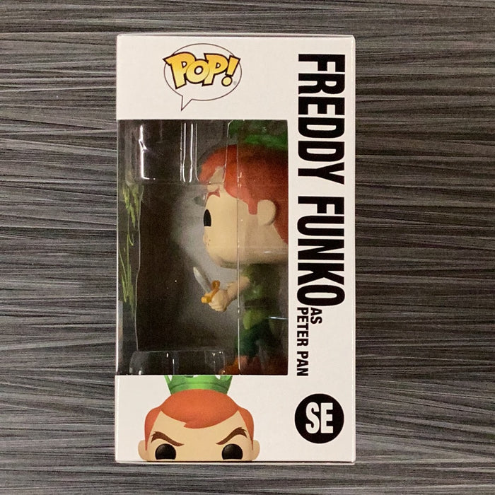 Funko POP! Freddy Funko As Peter Pan (Arena Freddy 4500 PCS)(Signed/Mike Becker) #SE