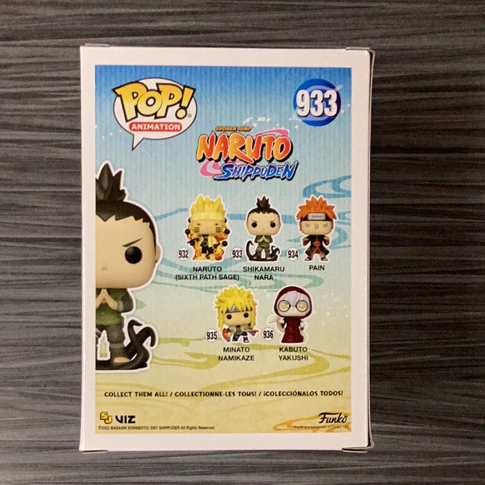 Funko POP! Animation: Naruto Shippuden - Shikamaru Nara (Signed/Tom Gibis/JSA)[Red Signature] #933