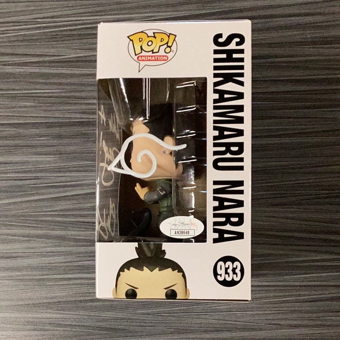 Funko POP! Animation: Naruto Shippuden - Shikamaru Nara (Signed/Tom Gibis/JSA)[White Signature] #933