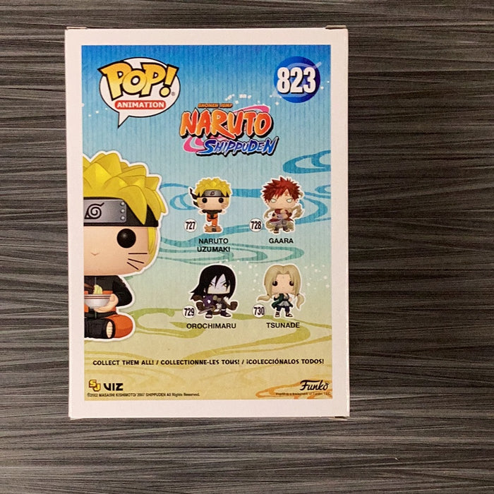 Funko POP! Animation: Naruto Shippuden - Naruto Uzumaki [Eating Noodles](BoxLunch)(Signed/Maile Flanagan/JSA) #823