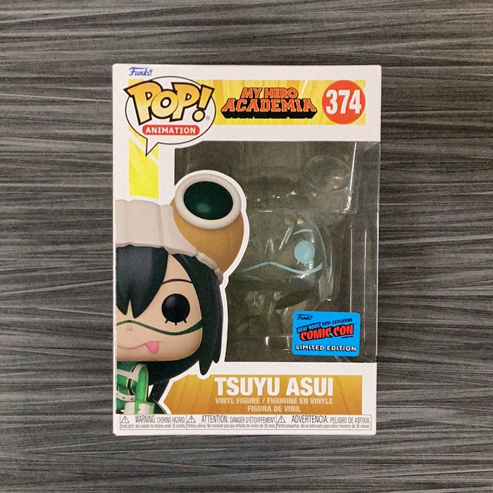 Funko POP! Animation: My Hero Academia - Tsuyu Asui [Clear] (2021 NYCC)(Damaged Box)[B] #374