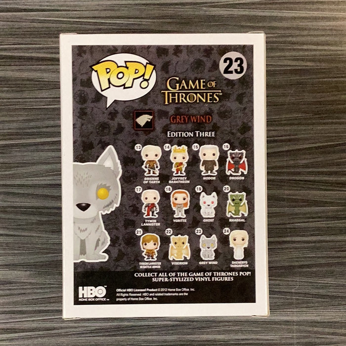 Funko POP! Game of Thrones: Grey Wind (Damaged Box)[B] #23