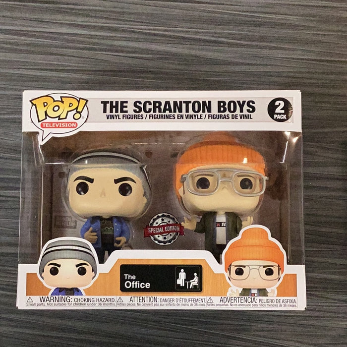 Funko POP! Television: The Office - The Scranton Boys (Original Special Edition Sticker)(Damaged Box) [B] [2 Pack]