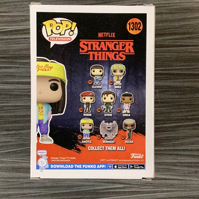 Funko POP! Television: Stranger Things - Argyle (Signed/Eduardo Franco ...