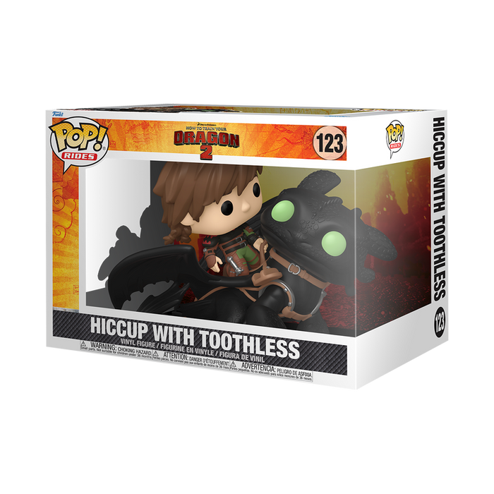 Funko POP Rides: How To Train Your Dragon 2 - Hiccup With Toothless #123