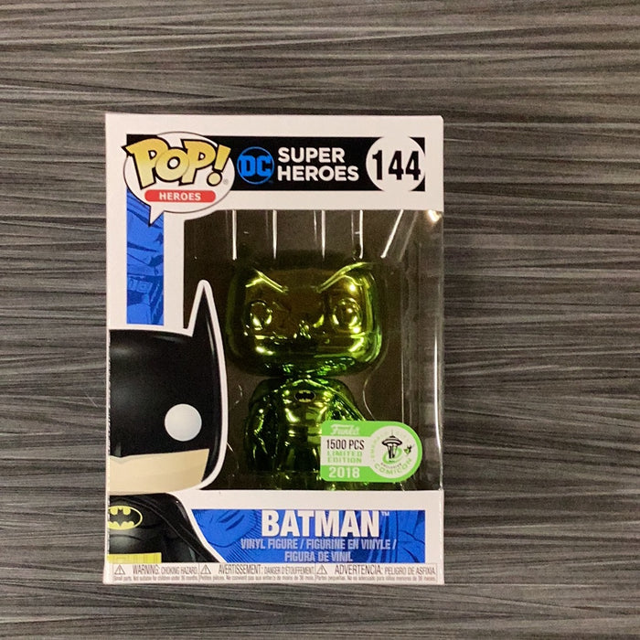 Funko POP! Heroes: DC Super Heroes - Batman (ECCC 2018 /1500 PCS)(Damaged Box) #144