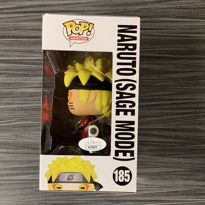 Funko POP! Animation: Naruto Shippuden - Naruto [Sage Mode](Special Edition)(Signed/Maile Flanagan/JSA)[Red Signature] #185