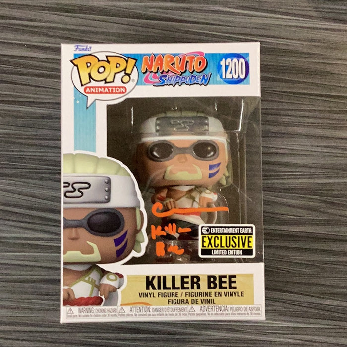 Funko POP! Animation: Naruto Shippuden - Killer Bee (Entertainment Earth)(Signed/Catero Colbert/JSA)[Orange Signature] #1200