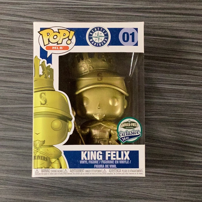 Funko POP! MLB: Seattle Mariners - King Felix (Safeco Field)(34 PCS)(Damaged Box) #01