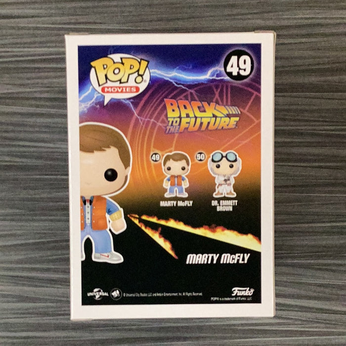 Funko POP! Movies: Back To The Future - Marty McFly (Plastic Empire 3000 PCS)(Plutonium GiTD)(Damaged Box)[B] #49