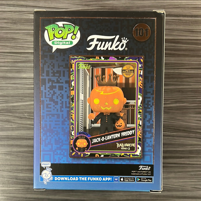 Funko POP! Digital: Halloween Series 2- Jack-O-Lantern Freddy (NFT Release)(3000 PCS)(Damaged Box)[B] #101