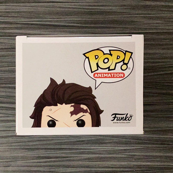 Funko POP! Animation: Demon Slayer - Tanjiro Kamado [Hinokami Kagura Dance](GiTD)(CHASE)(Galactic Toys)(Signed/Zach Aguilar/JSA)[C] #874