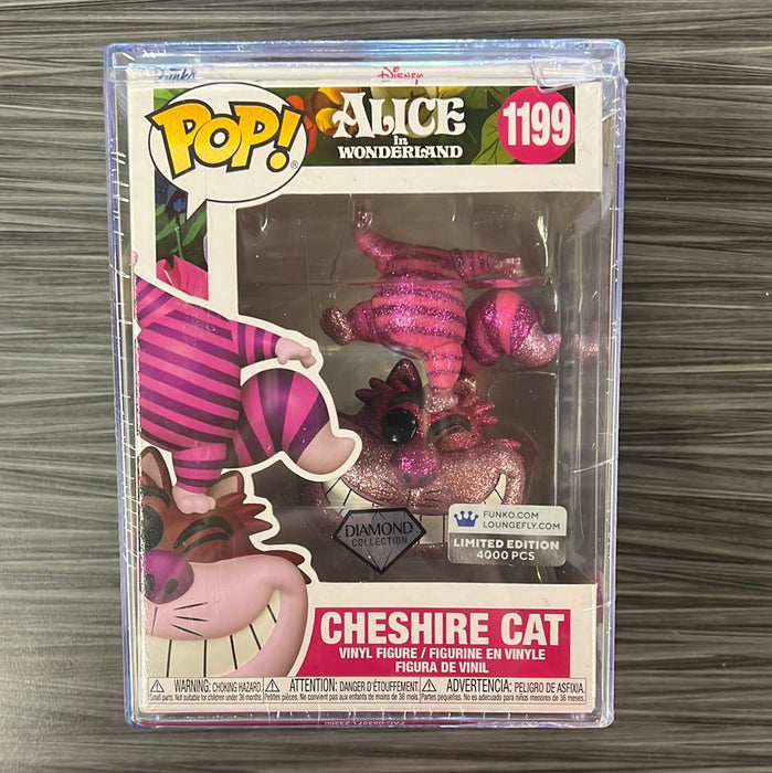 Funko POP! Disney: Alice In Wonderland - Cheshire Cat (Diamond) (Loungefly /4000 PCS)(Damaged Box) #1199