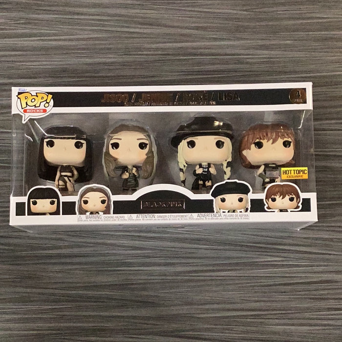 Funko POP! Rocks: BLACKPINK - Jisoo / Jennie / Rose / Lisa (Hot Topic)(Damaged Box)[4-Pack]