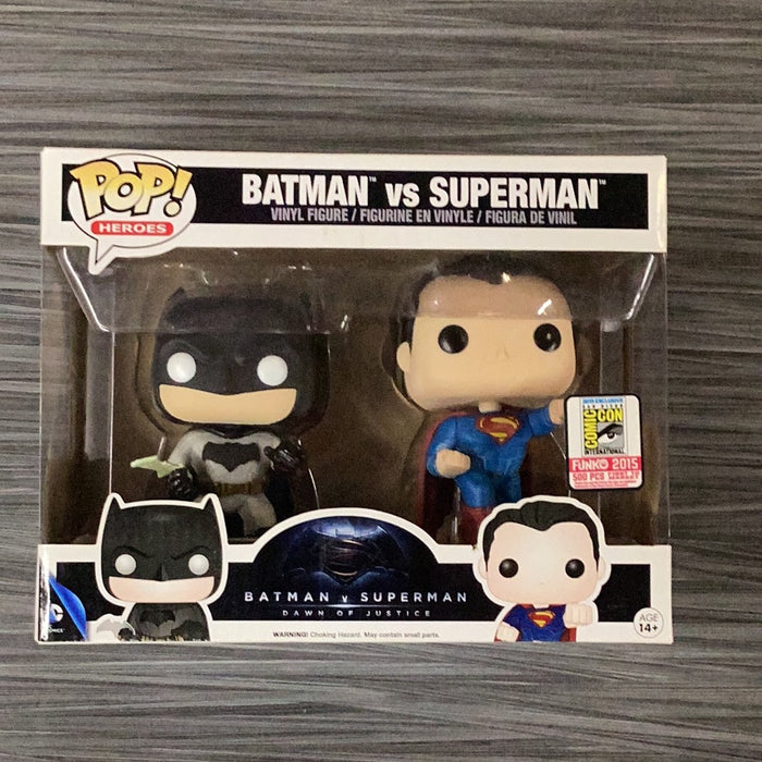 Funko POP! Heroes: Batman vs Superman (2015 SDCC)(500 PCS)(Damaged Box) [2 Pack][A]