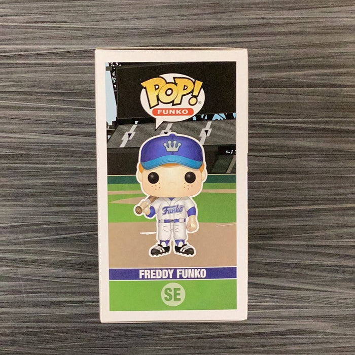 Funko POP! Freddy Funko (Baseball)(White Jersey)(2018 Spring Convention)(1000 PCS)(Damaged Box) #SE