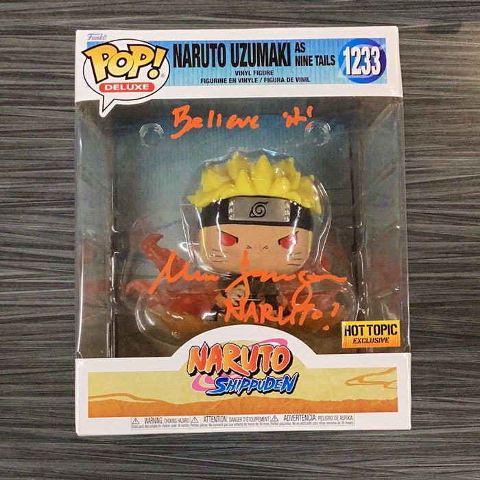 Funko POP! Rides: Naruto Shippuden - Naruto Uzumaki As Nine Tails [6 Inch](Hot Topic)(Signature/Maile Flanagan/JSA) #1233