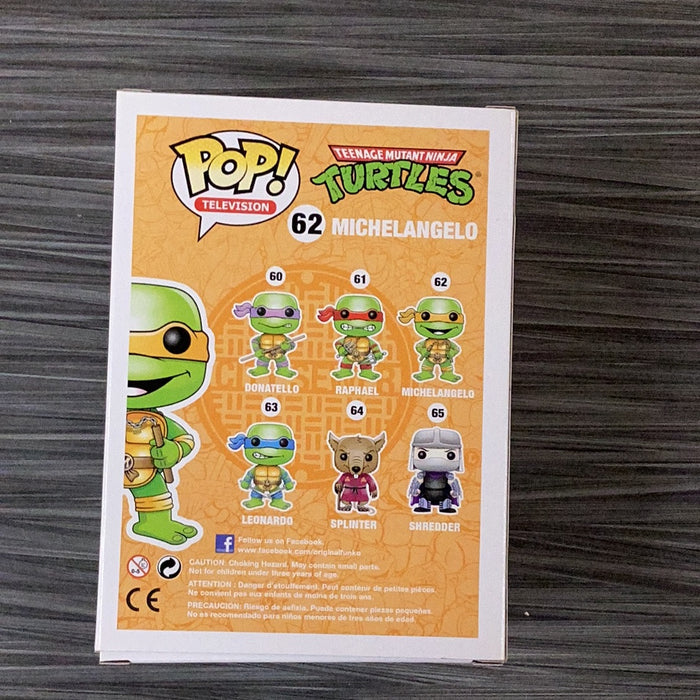 Funko POP! Television: Teenage Mutant Ninja Turtles - Michelangelo (Coast City Styles)(Damaged Box) #62