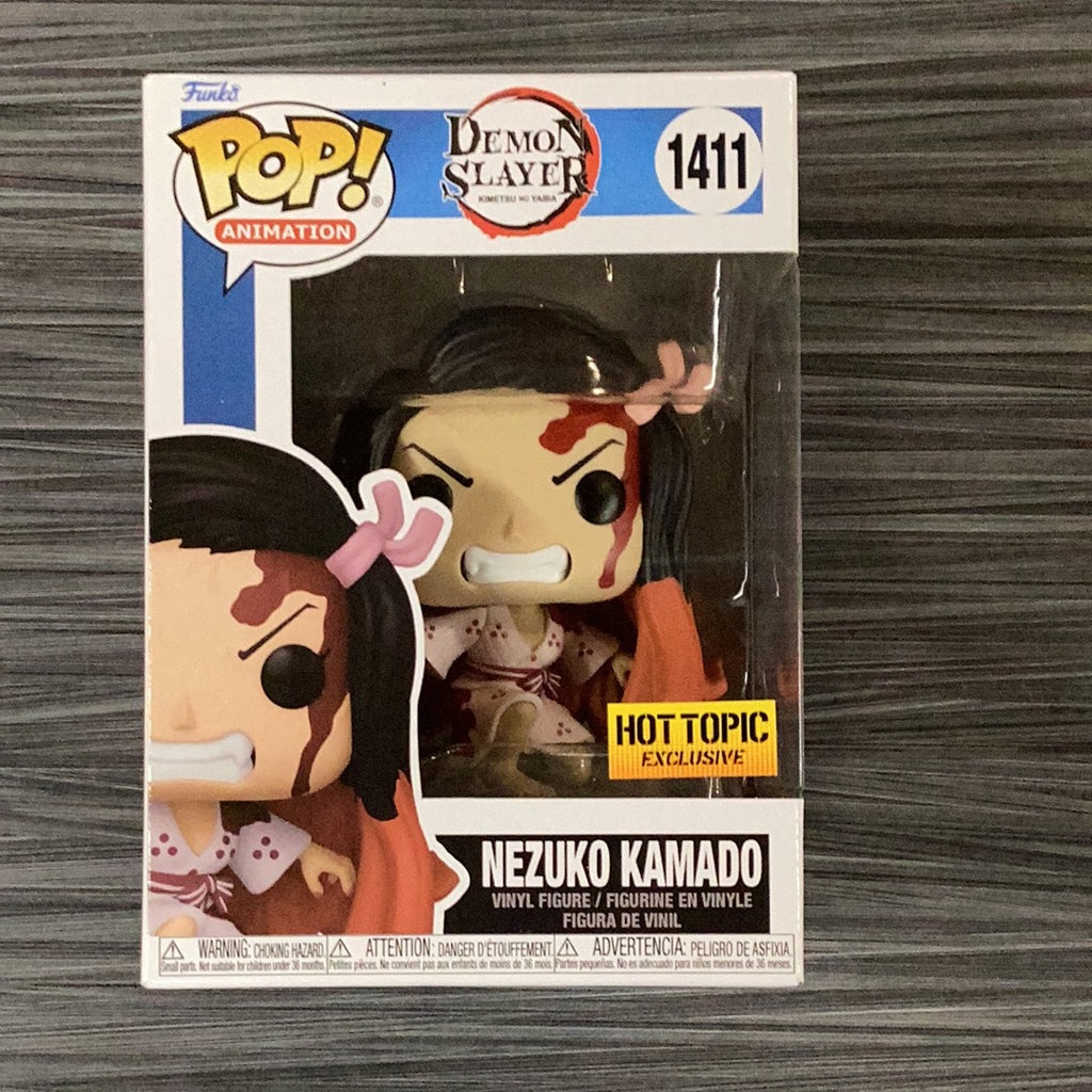 Funko POP! Animation: Demon Slayer - Nezuko Kamado (Hot Topic) #1411 — The  Pop Plug