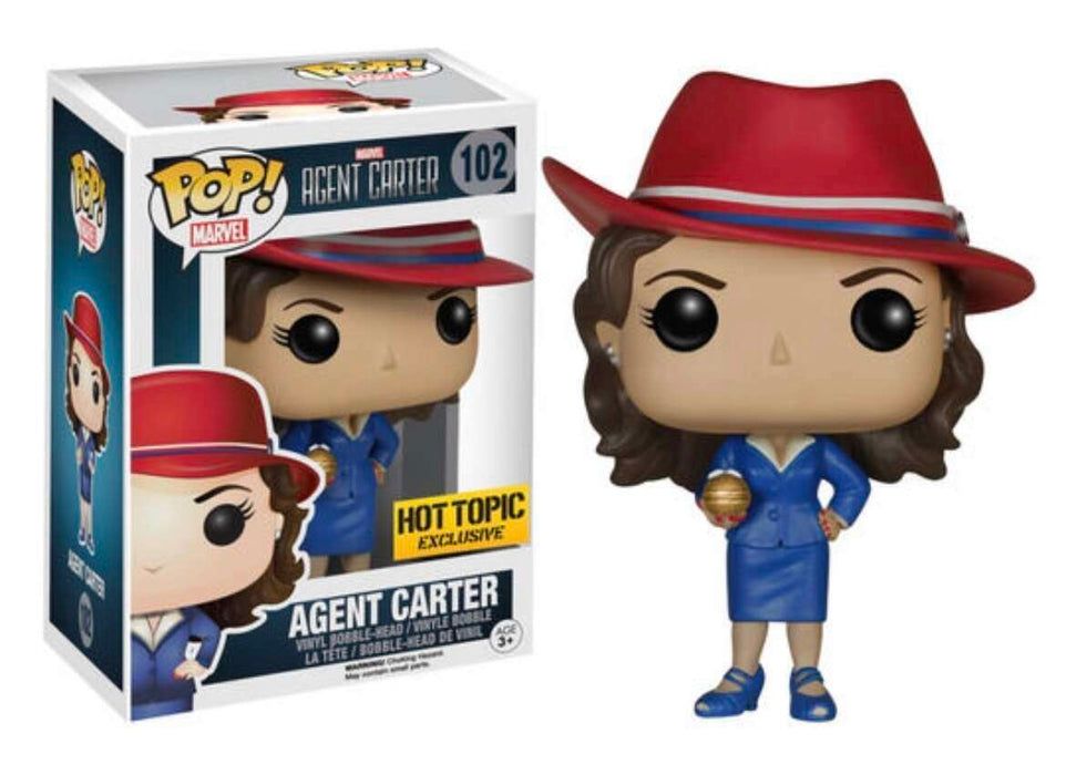 Funko POP! Marvel: Marvel Agent Carter - Agent Carter (Hot Topic) #102