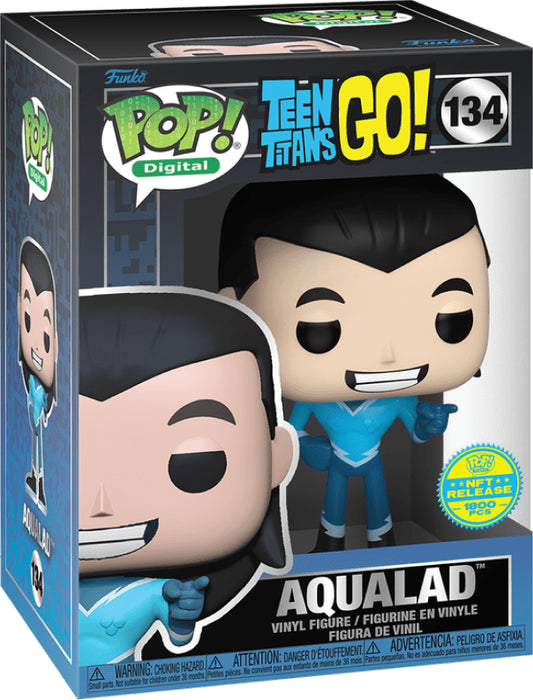 Funko POP! Digital: Teen Titans GO! - Aqualad (NFT Release)(1800 PCS) #134