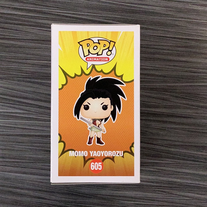 Funko POP! Animation:  My Hero Academia - Momo Yaoyorozu (Signed/Colleen Clinkenbeard/JSA)(Damaged Box) #605